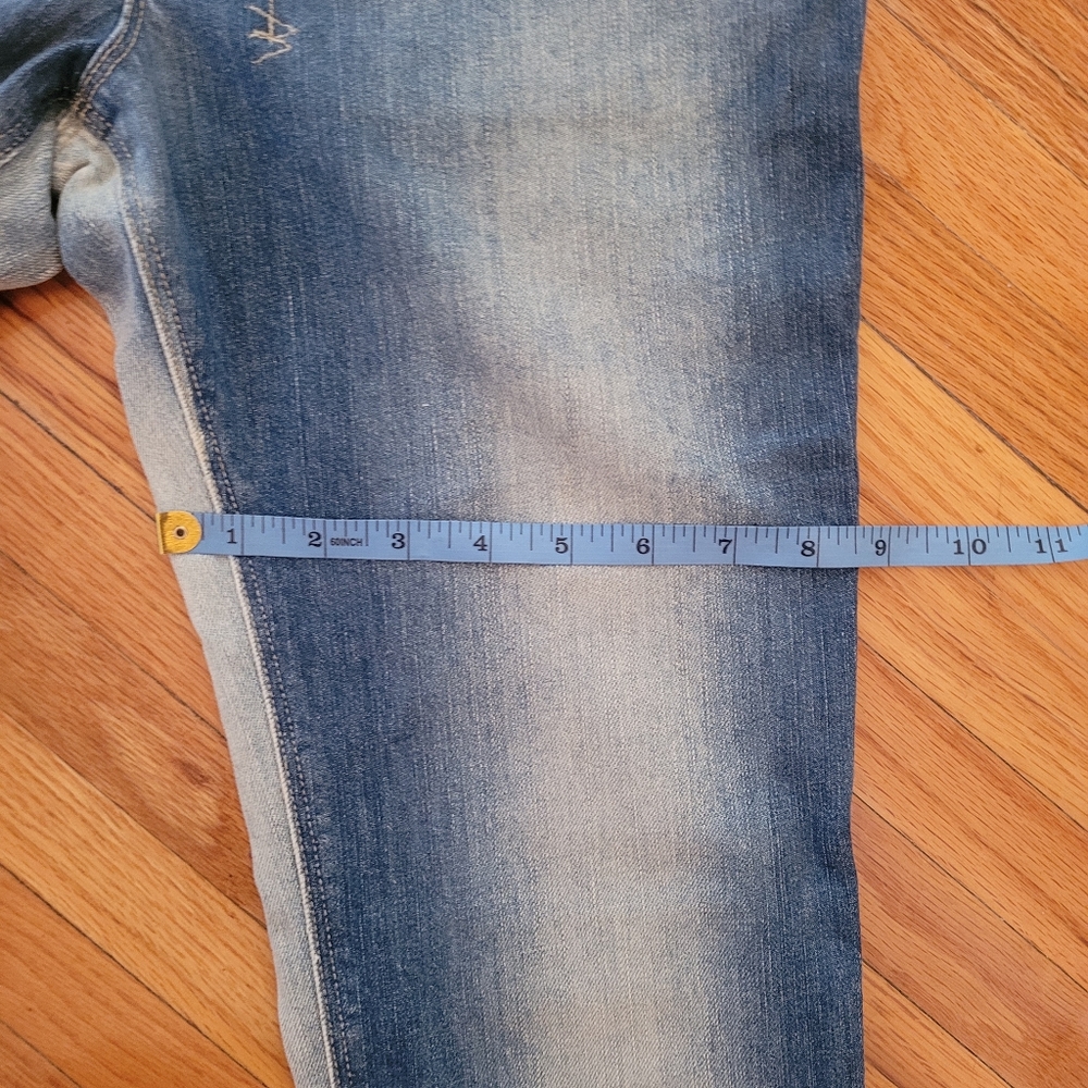 ARITZIA KSUBI ~ Hendrix Flare Two Tone Blue Denim Jeans Sz 31 - Picture 9 of 14
